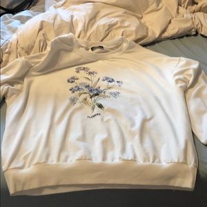 Oversized Flower Crewneck